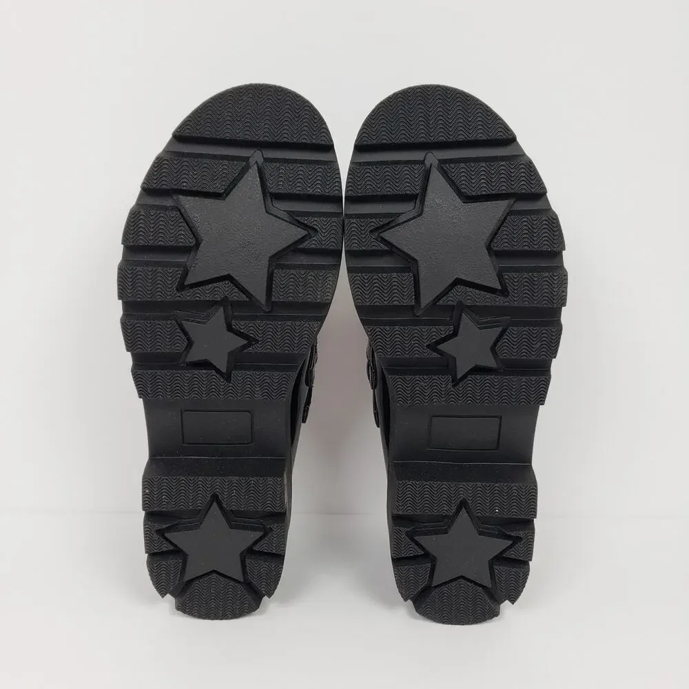 Sonoma Goods For Life Ayvaa Girls Size 2Y Black Chunky Platform Mary Jane Shoes